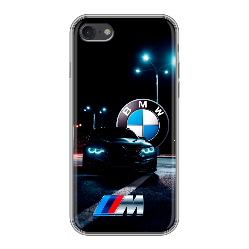 Силиконовый чехол на Iphone 7 с принтом БМВ BMW Силиконовый чехол на Iphone 7 с принтом БМВ BMW