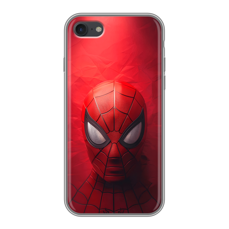 Силиконовый чехол на Iphone 7 с принтом Spiderman Человек паук Силиконовый чехол на Iphone 7 с принтом Spiderman Человек паук