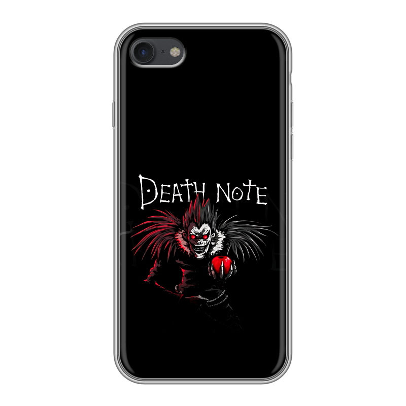 Силиконовый чехол на Iphone 7 с принтом Death note Тетрадь смерти Силиконовый чехол на Iphone 7 с принтом Death note Тетрадь смерти