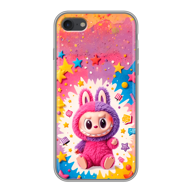 Силиконовый чехол на Iphone 7 с принтом Labubu Лабубу Силиконовый чехол на Iphone 7 с принтом Labubu Лабубу