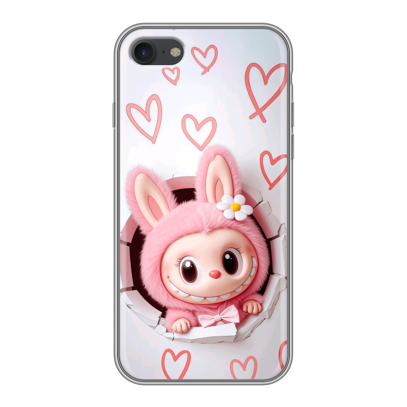 Силиконовый чехол на Iphone 7 с принтом Labubu Лабубу Силиконовый чехол на Iphone 7 с принтом Labubu Лабубу