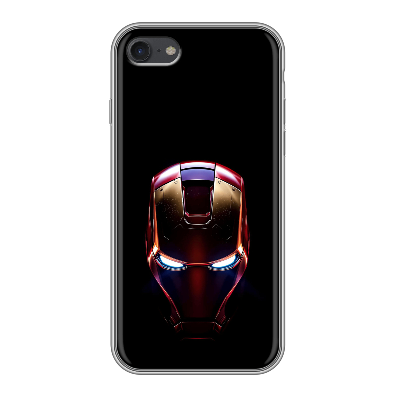 Силиконовый чехол на Iphone 7 с принтом IronMan Железный человек Силиконовый чехол на Iphone 7 с принтом IronMan Железный человек