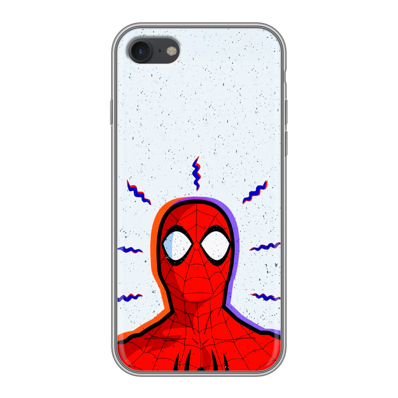 Силиконовый чехол на Iphone 7 с принтом Spiderman Человек паук Силиконовый чехол на Iphone 7 с принтом Spiderman Человек паук