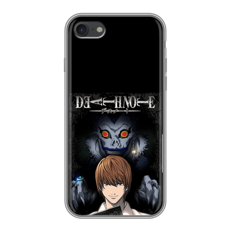 Силиконовый чехол на Iphone 7 с принтом Death note Тетрадь смерти Силиконовый чехол на Iphone 7 с принтом Death note Тетрадь смерти