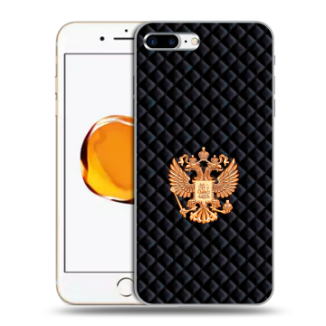 Силиконовый чехол на Iphone 7 Plus с принтом Герб России принт Силиконовый чехол на Iphone 7 Plus с принтом Герб России принт