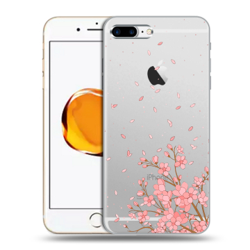 Силиконовый чехол на Iphone 7 Plus с принтом Ветка сакуры Силиконовый чехол на Iphone 7 Plus с принтом Ветка сакуры