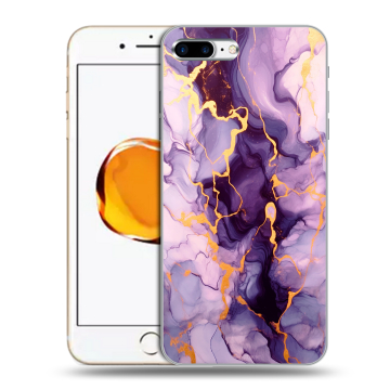 Силиконовый чехол на Iphone 7 Plus с принтом Мрамор Силиконовый чехол на Iphone 7 Plus с принтом Мрамор