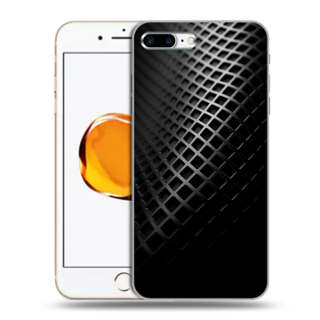 Силиконовый чехол на Iphone 7 Plus с принтом Текстура металла Силиконовый чехол на Iphone 7 Plus с принтом Текстура металла