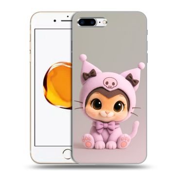 Силиконовый чехол на Iphone 7 Plus с принтом Куроми Kuromi Силиконовый чехол на Iphone 7 Plus с принтом Куроми Kuromi