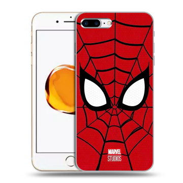 Силиконовый чехол на Iphone 7 Plus с принтом человек паук spiderman Силиконовый чехол на Iphone 7 Plus с принтом человек паук spiderman