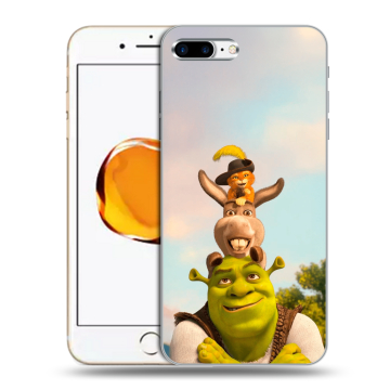 Силиконовый чехол на Iphone 7 Plus с принтом Шрек Shrek Силиконовый чехол на Iphone 7 Plus с принтом Шрек Shrek