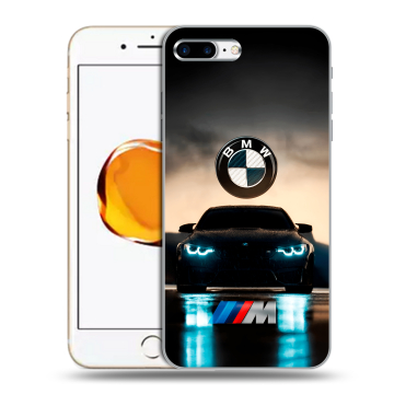 Силиконовый чехол на Iphone 7 Plus с принтом БМВ BMW Силиконовый чехол на Iphone 7 Plus с принтом БМВ BMW