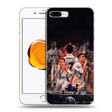 Силиконовый чехол на Iphone 7 Plus с принтом Реал Роналдо Real Ronaldo Силиконовый чехол на Iphone 7 Plus с принтом Реал Роналдо Real Ronaldo