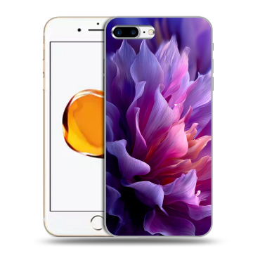 Силиконовый чехол на Iphone 7 Plus с принтом женский цветы Силиконовый чехол на Iphone 7 Plus с принтом женский цветы