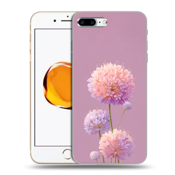 Силиконовый чехол на Iphone 7 Plus с принтом Цветы Силиконовый чехол на Iphone 7 Plus с принтом Цветы