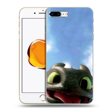 Силиконовый чехол на Iphone 7 Plus с принтом Как приручить дракона Силиконовый чехол на Iphone 7 Plus с принтом Как приручить дракона
