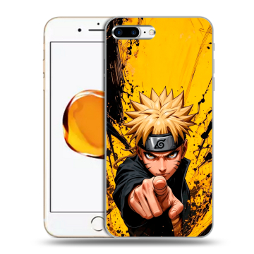 Силиконовый чехол на Iphone 7 Plus с принтом Naruto Наруто Силиконовый чехол на Iphone 7 Plus с принтом Naruto Наруто