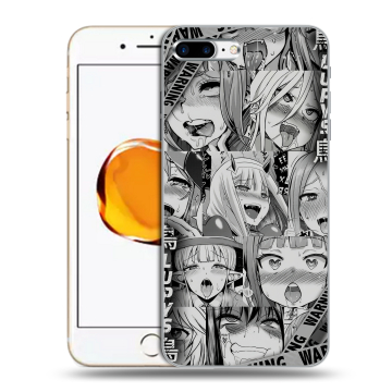 Силиконовый чехол на Iphone 7 Plus с принтом Ahegao Ахегао Аниме Силиконовый чехол на Iphone 7 Plus с принтом Ahegao Ахегао Аниме