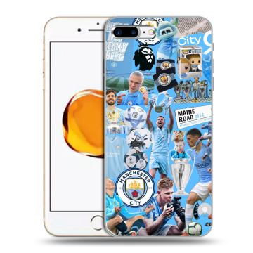 Силиконовый чехол на Iphone 7 Plus с принтом Man City Манчестер Сити Силиконовый чехол на Iphone 7 Plus с принтом Man City Манчестер Сити