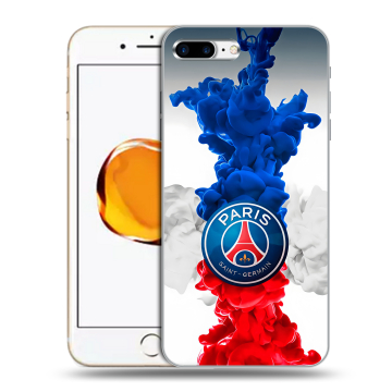 Силиконовый чехол на Iphone 7 Plus с принтом PSG ПСЖ Силиконовый чехол на Iphone 7 Plus с принтом PSG ПСЖ