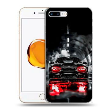 Силиконовый чехол на Iphone 7 Plus с принтом BMW БМВ Силиконовый чехол на Iphone 7 Plus с принтом BMW БМВ