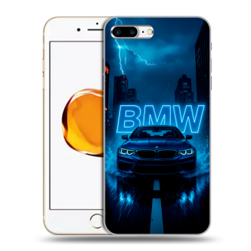 Силиконовый чехол на Iphone 7 Plus с принтом BMW БМВ Силиконовый чехол на Iphone 7 Plus с принтом BMW БМВ