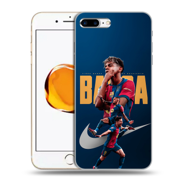 Силиконовый чехол на Iphone 7 Plus с принтом Барселона Barca Yamal Силиконовый чехол на Iphone 7 Plus с принтом Барселона Barca Yamal