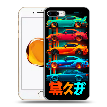 Силиконовый чехол на Iphone 7 Plus с принтом машины тачки Силиконовый чехол на Iphone 7 Plus с принтом машины тачки