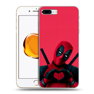 Силиконовый чехол на Iphone 7 Plus с принтом Дедпул Deadpool Силиконовый чехол на Iphone 7 Plus с принтом Дедпул Deadpool