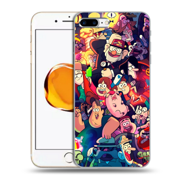 Силиконовый чехол на Iphone 7 Plus с принтом Gravity Falls Гравити Фолз Силиконовый чехол на Iphone 7 Plus с принтом Gravity Falls Гравити Фолз