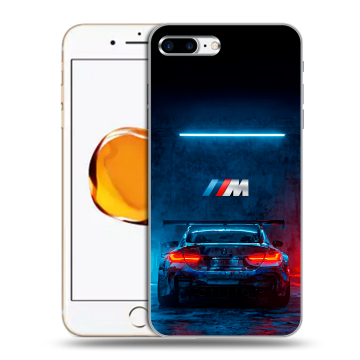 Силиконовый чехол на Iphone 7 Plus с принтом BMW БМВ Силиконовый чехол на Iphone 7 Plus с принтом BMW БМВ