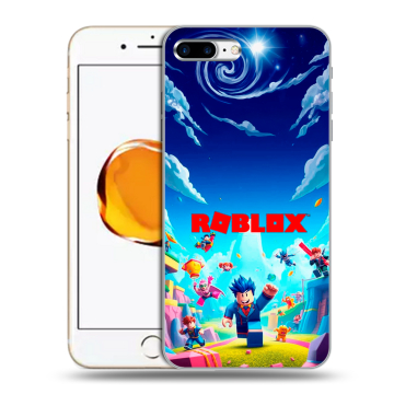 Силиконовый чехол на Iphone 7 Plus с принтом Roblox Роблокс Силиконовый чехол на Iphone 7 Plus с принтом Roblox Роблокс