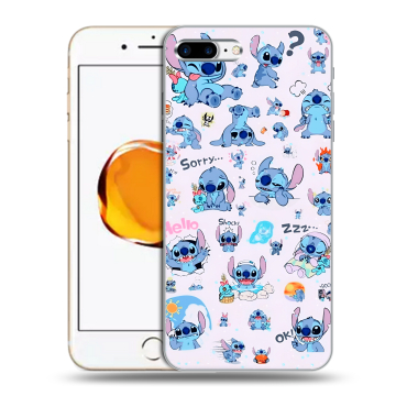 Силиконовый чехол на Iphone 7 Plus с принтом Лило и Стич Силиконовый чехол на Iphone 7 Plus с принтом Лило и Стич