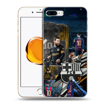 Силиконовый чехол на Iphone 7 Plus с принтом Messi Barcelona Силиконовый чехол на Iphone 7 Plus с принтом Messi Barcelona