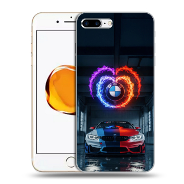 Силиконовый чехол на Iphone 7 Plus с принтом BMW БМВ Силиконовый чехол на Iphone 7 Plus с принтом BMW БМВ