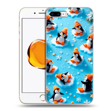 Силиконовый чехол на Iphone 7 Plus с принтом Новый год Силиконовый чехол на Iphone 7 Plus с принтом Новый год