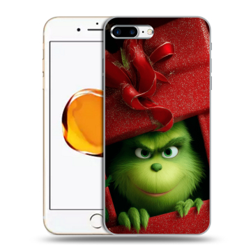 Силиконовый чехол на Iphone 7 Plus с принтом Новый год Силиконовый чехол на Iphone 7 Plus с принтом Новый год
