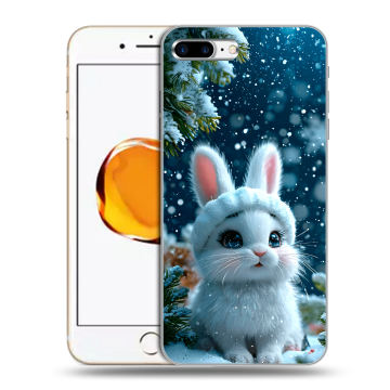 Силиконовый чехол на Iphone 7 Plus с принтом Новый год Силиконовый чехол на Iphone 7 Plus с принтом Новый год