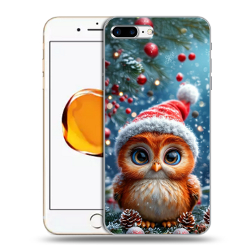 Силиконовый чехол на Iphone 7 Plus с принтом Новый год
