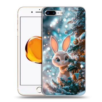 Силиконовый чехол на Iphone 7 Plus с принтом Новый год