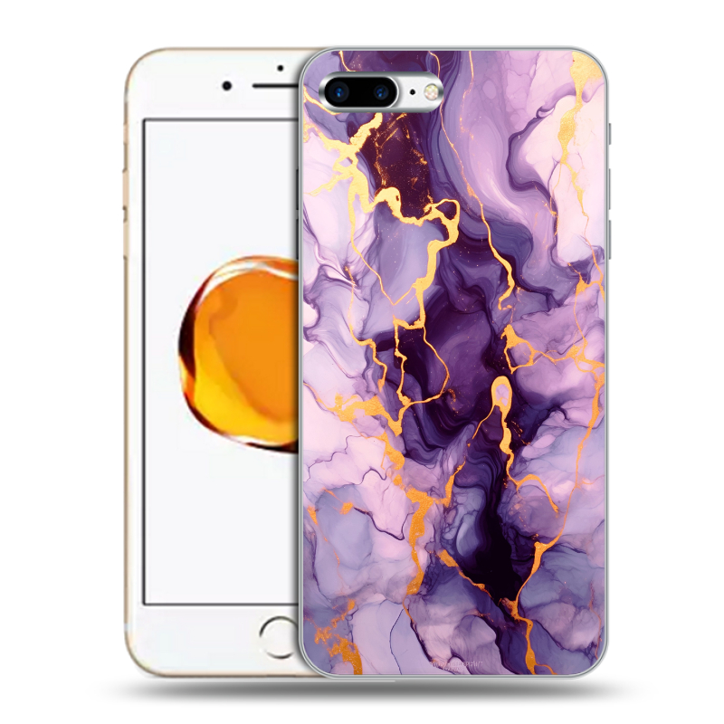 Пластиковый чехол на Iphone 7 Plus с принтом Мрамор Пластиковый чехол на Iphone 7 Plus с принтом Мрамор