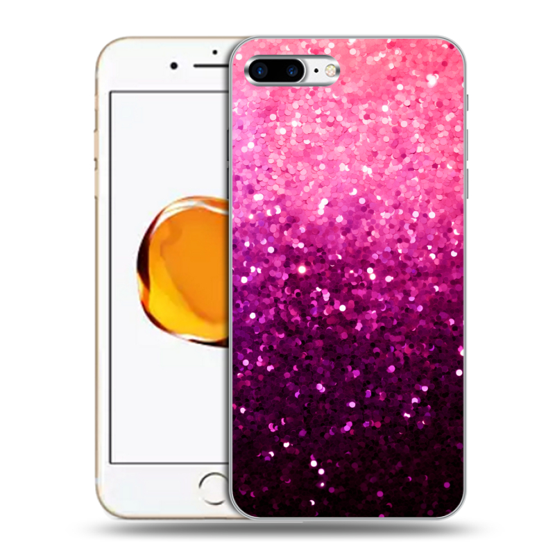 Пластиковый чехол на Iphone 7 Plus с принтом Блестки Пластиковый чехол на Iphone 7 Plus с принтом Блестки
