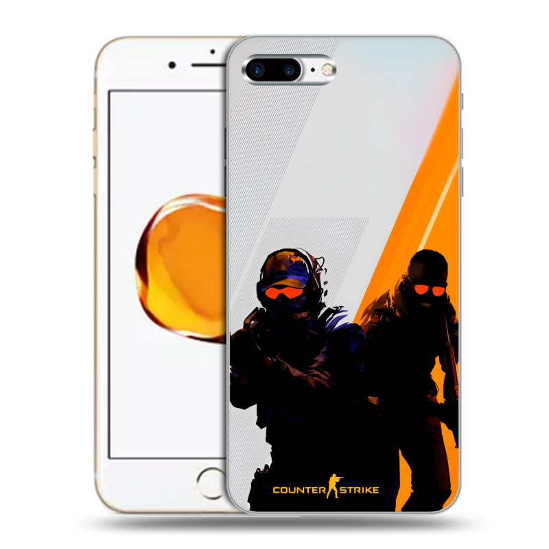 Пластиковый чехол на Iphone 7 Plus с принтом Контер страйк Counter strike Пластиковый чехол на Iphone 7 Plus с принтом Контер страйк Counter strike