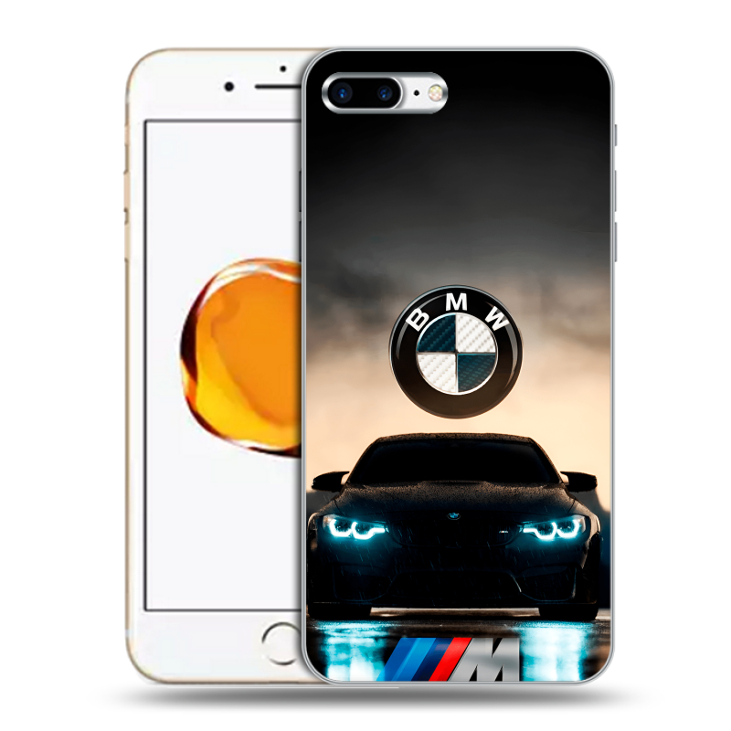 Пластиковый чехол на Iphone 7 Plus с принтом БМВ BMW Пластиковый чехол на Iphone 7 Plus с принтом БМВ BMW