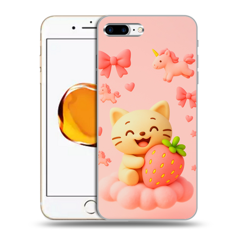 Силиконовый чехол на Iphone 7 Plus с принтом для девочек Силиконовый чехол на Iphone 7 Plus с принтом для девочек