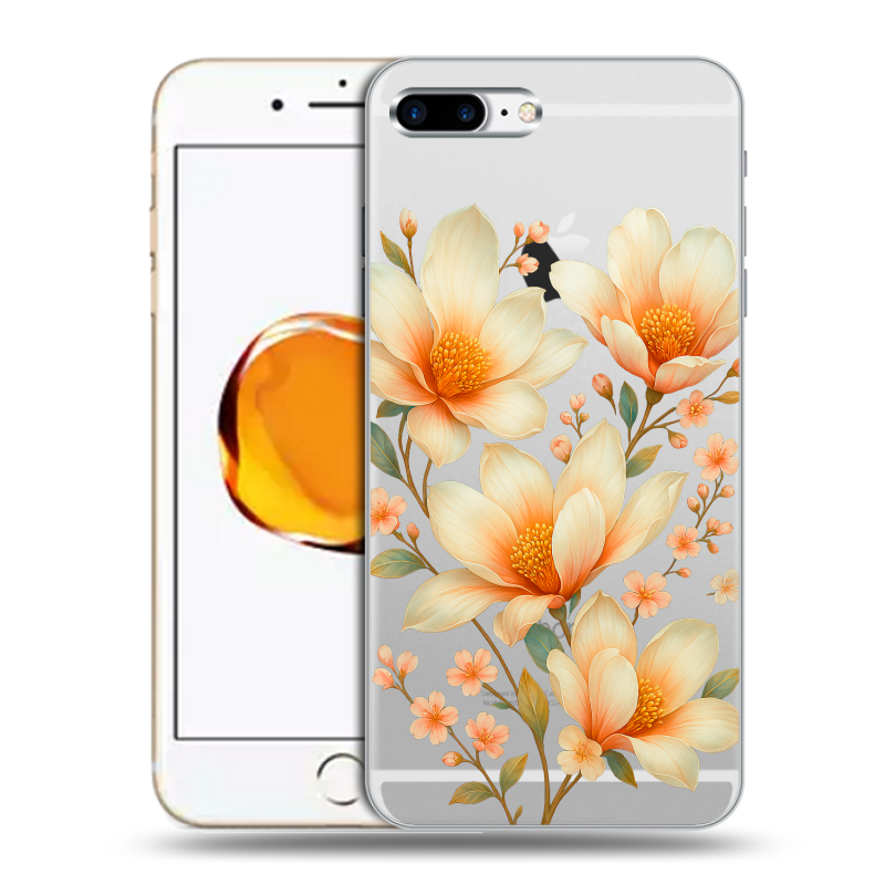 Пластиковый чехол на Iphone 7 Plus с принтом Цветы Пластиковый чехол на Iphone 7 Plus с принтом Цветы