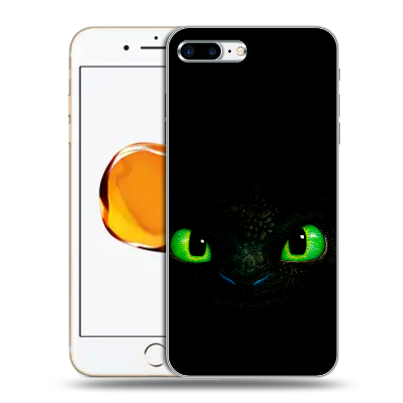 Силиконовый чехол на Iphone 7 Plus с принтом Как приручить дракона Силиконовый чехол на Iphone 7 Plus с принтом Как приручить дракона