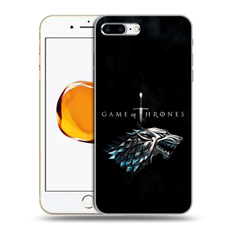 Пластиковый чехол на Iphone 7 Plus с принтом Игра Престолов Game Thrones Пластиковый чехол на Iphone 7 Plus с принтом Игра Престолов Game Thrones