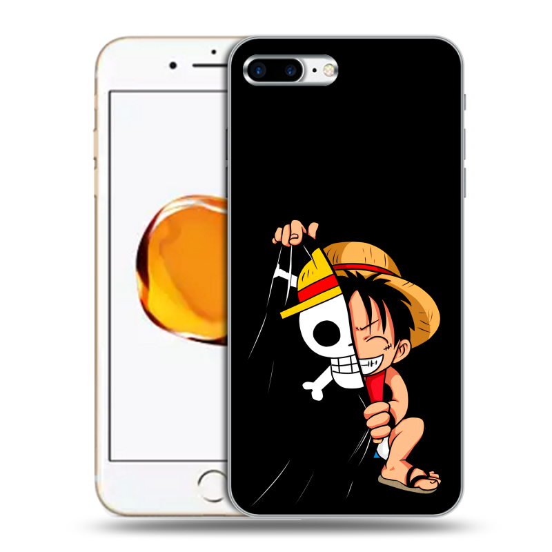 Пластиковый чехол на Iphone 7 Plus с принтом One Piece Ван Пис Пластиковый чехол на Iphone 7 Plus с принтом One Piece Ван Пис