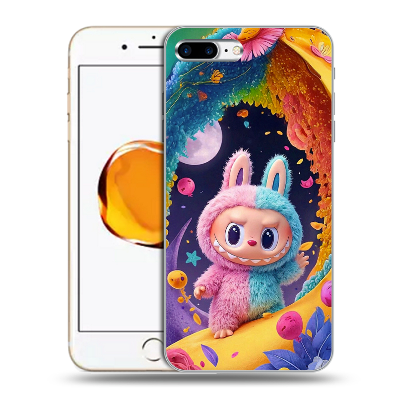 Силиконовый чехол на Iphone 7 Plus с принтом Labubu Лабубу Силиконовый чехол на Iphone 7 Plus с принтом Labubu Лабубу